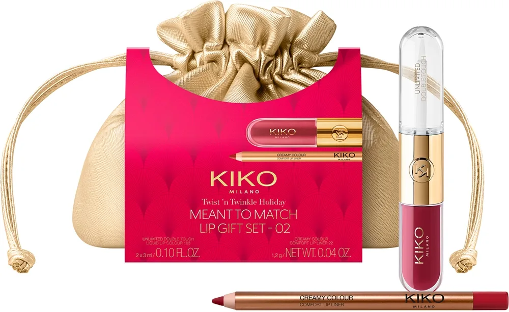 KIKO Milano Twist 'N Twinkle Holiday Meant To Match Geschenkset für Lippen für Damen 02