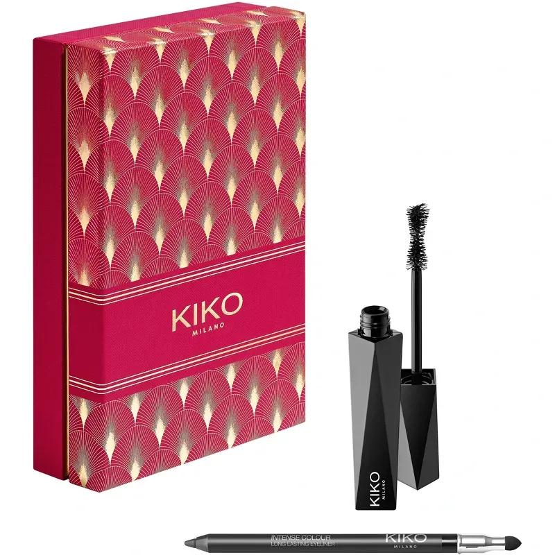 KIKO Milano Twist 'N Twinkle Holiday Midnight Glaze Eyes Gift Box (Limited Edition)