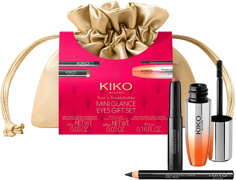 KIKO Milano Twist 'N Twinkle Holiday Mini Glance Eyes Gift Set (Limited Edition)
