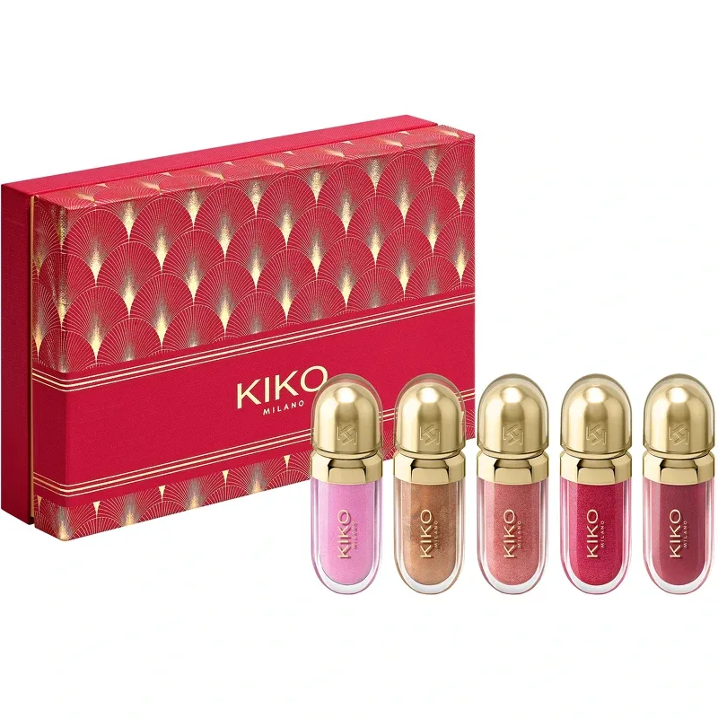 KIKO Milano Twist 'N Twinkle Holiday The Fabulous Set mit Lipglosses mit 3D-Effekt mini