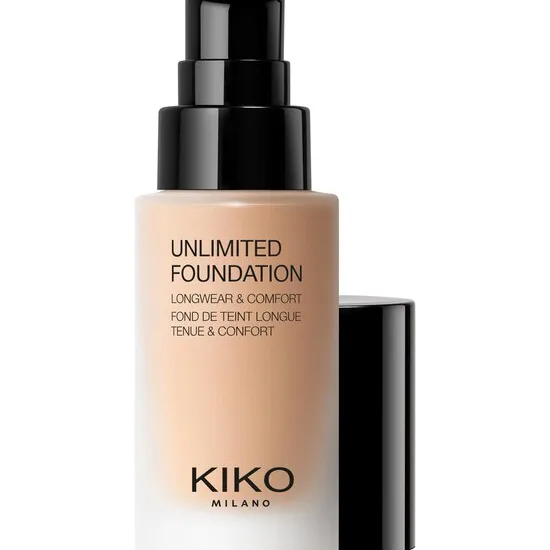 KIKO Milano Unlimited Långvarig flytande foundation med matt effekt Skugga 02 Gold 30 ml