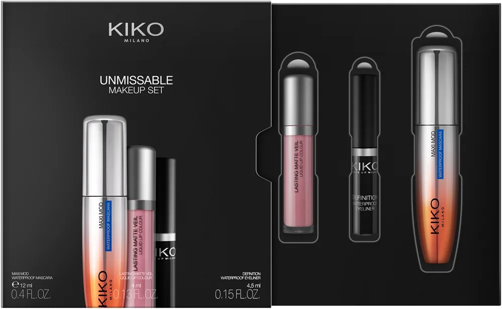KIKO Milano Unmissable Set von dekorativer Kosmetik