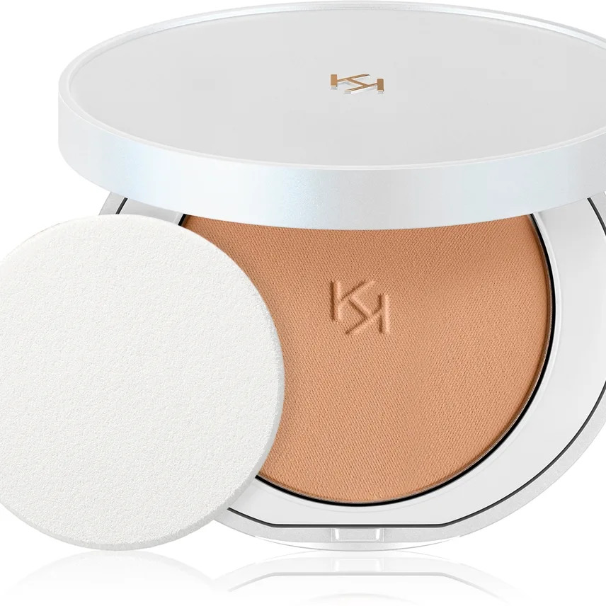 KIKO Milano Urban Shield Powder Foundation mattierendes Pudermake-up SPF 50 Farbton 06 Caffe Latte 9 g