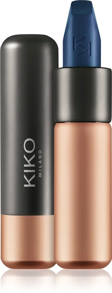 KIKO Milano Velvet Passion Cremiger Lippenstift mit Matt-Effekt Farbton 323 Imperial Blu 3.5 g