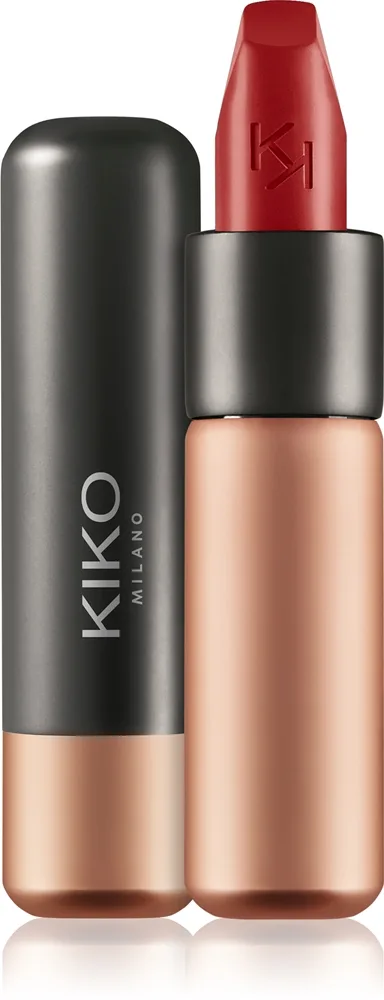 KIKO Milano Velvet Passion Cremiger Lippenstift mit Matt-Effekt Farbton 346 Intense Red 3.5 g