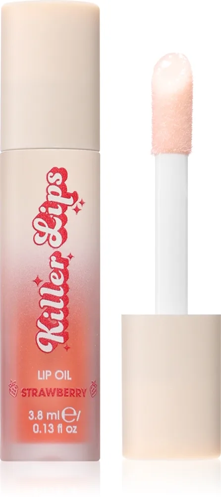 Killer Lips Super Juicy Lip Oil Strawberry Læbeolie 3.8 ml