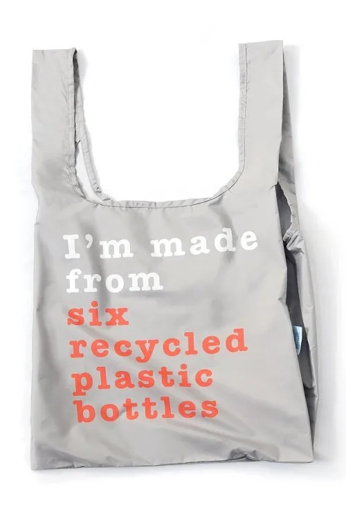 KIND BAG - Shoppingkasse Recycle Grey & coral, Medium