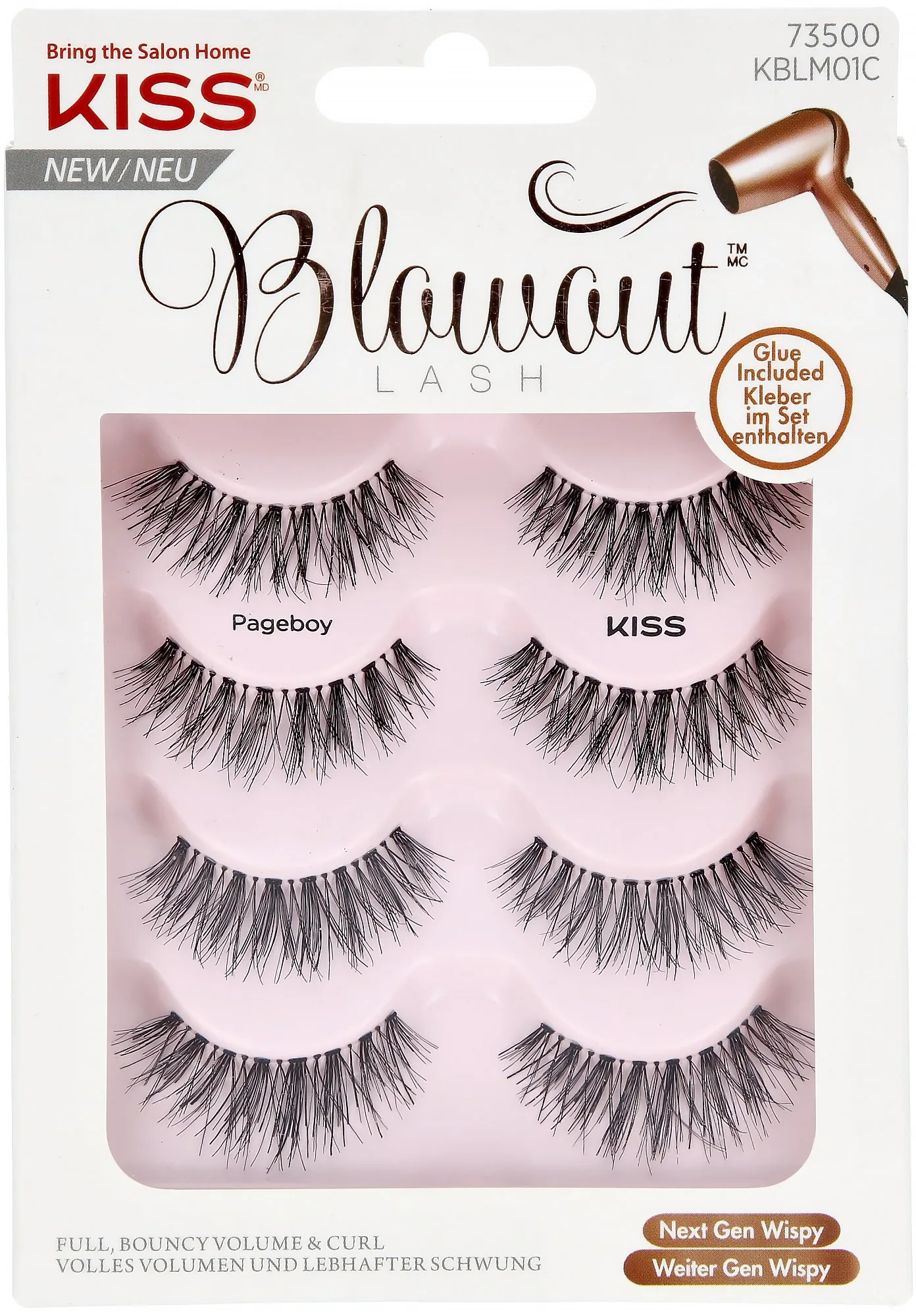 Blowout Lash False Lashes LM01 Pageboy