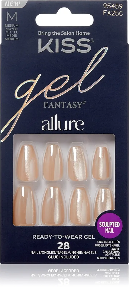 KISS Gel Fantasy Allure lösnaglar MoonBeam 28 st.