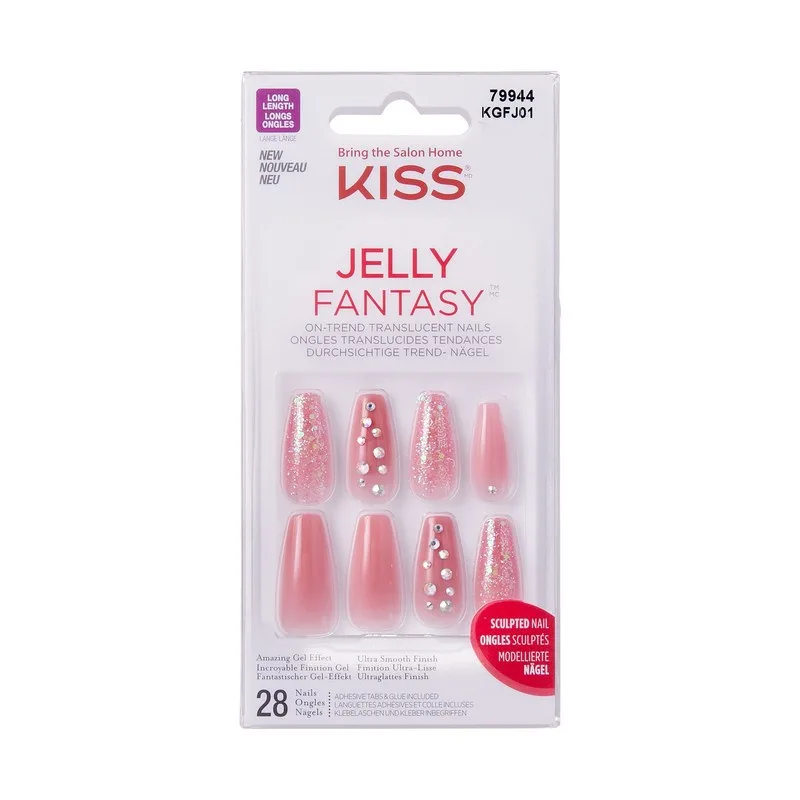 KISS Gel Fantasy Jelly tekokynnet Be Jelly 28 kpl