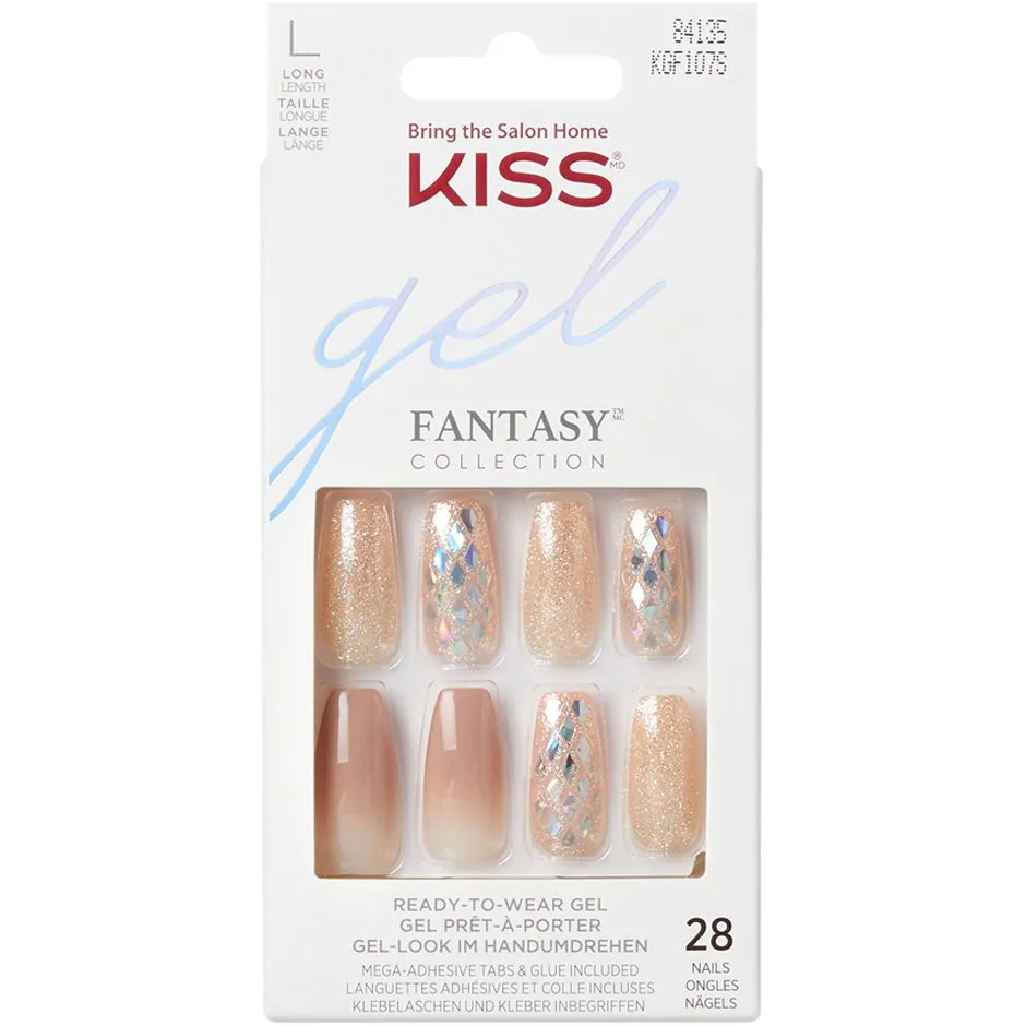 Kiss Gel Fantasy Nails Hard to Forget
