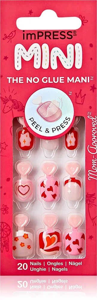 KISS imPRESS Mini tekokynnet itseliimautuva 28 kpl