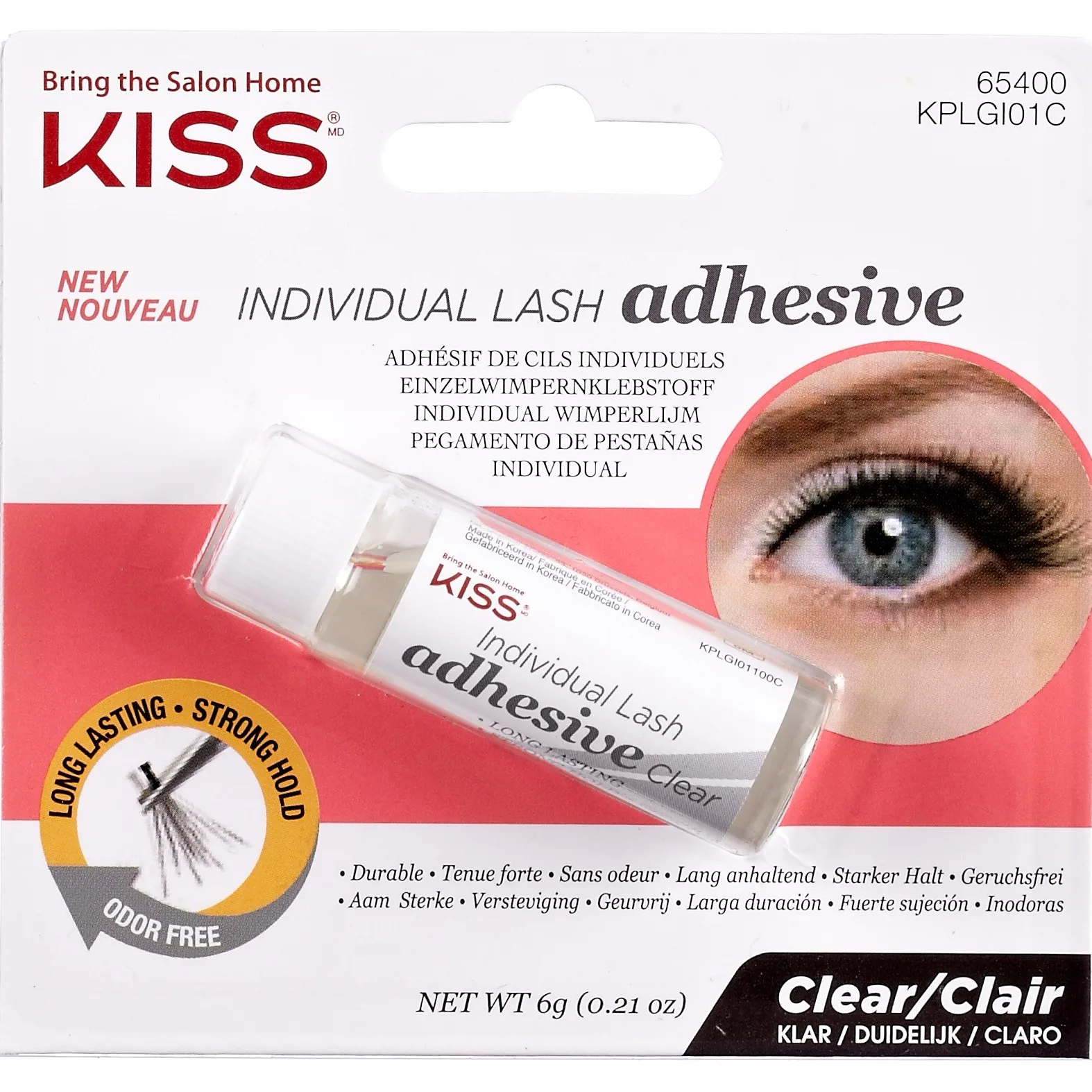 Kiss Individual Lash Glue - Clear 6 g