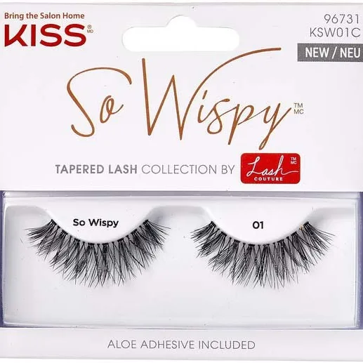 KISS Lash Couture So Wispy Falske øjenvipper 01 1 par