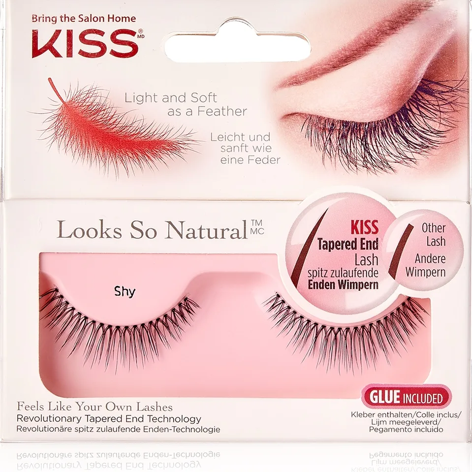 KISS Look So Natural Falske øjenvipper Shy 1 par
