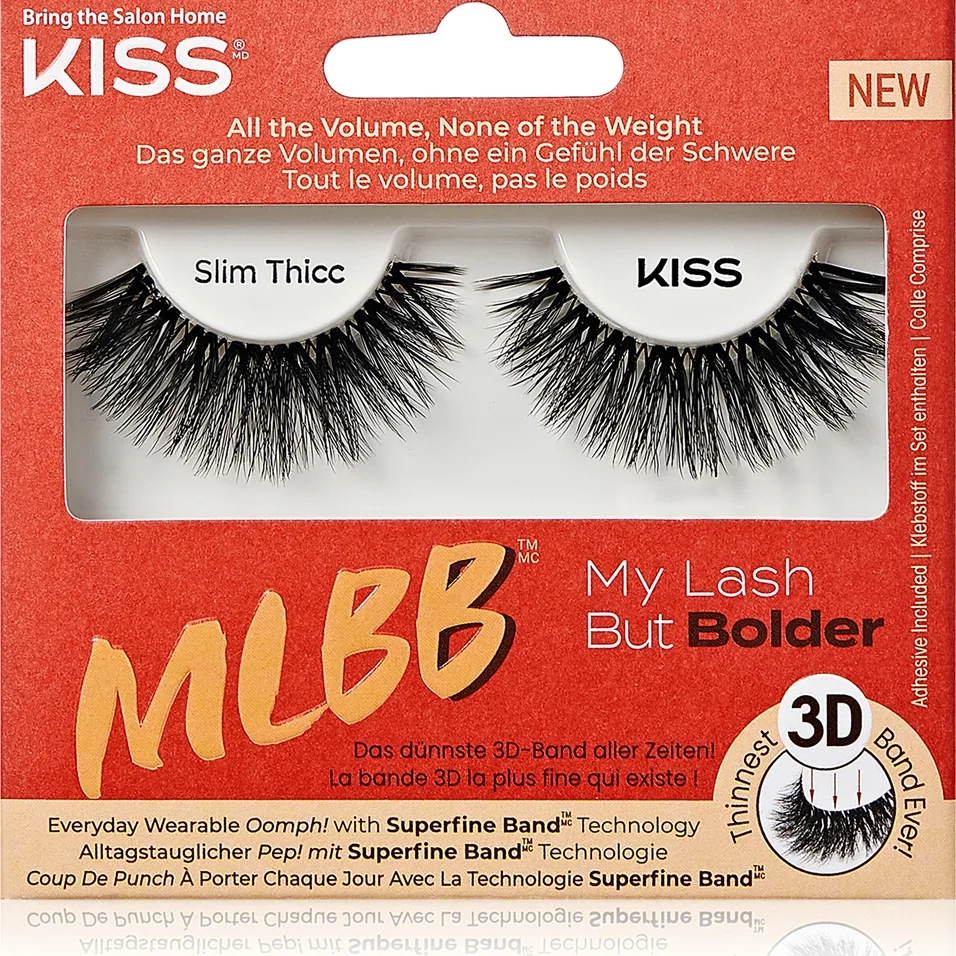 KISS My Lash But Bolder tekoripset Slim Thicc 1 pari