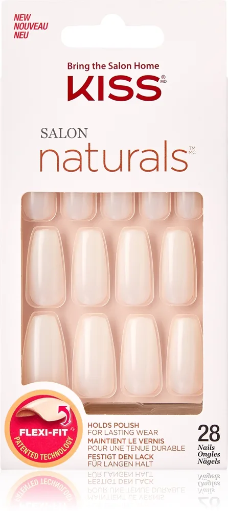 KISS Salon Natural Walk On Air tekokynnet 28 kpl