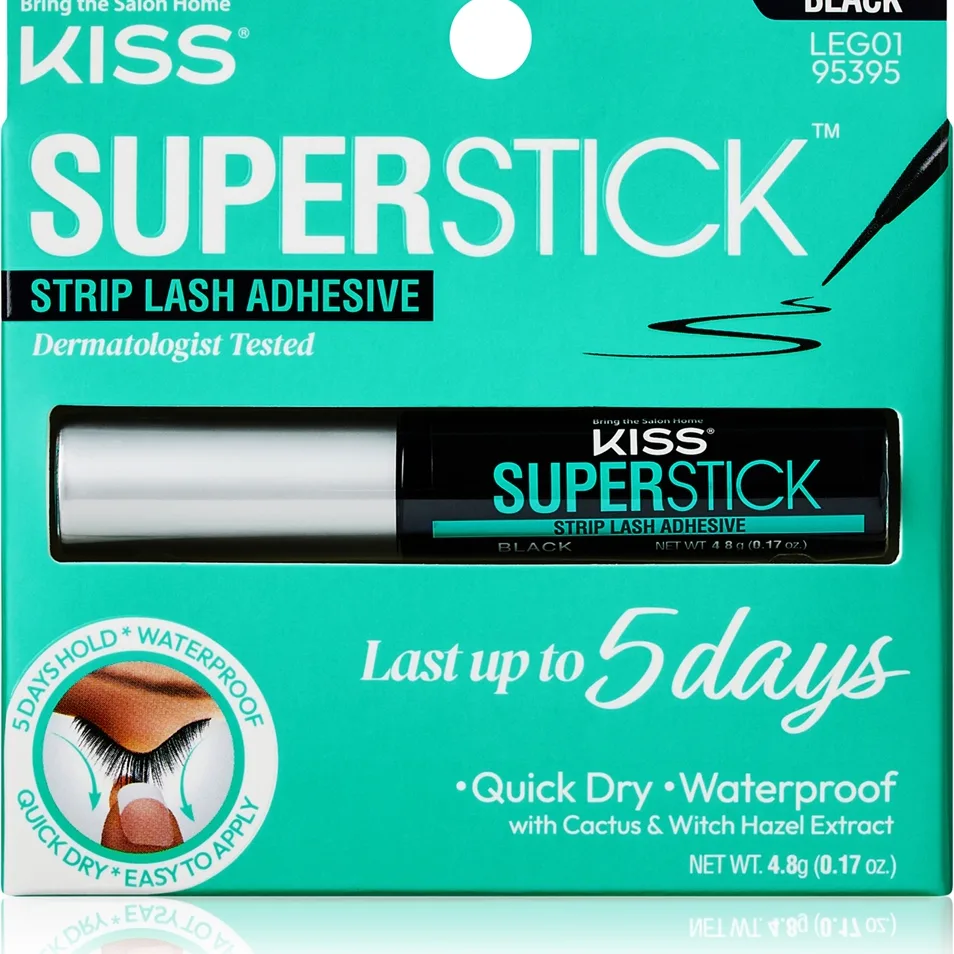 KISS Superstick Extended Wear Lim för lösögonfransar Black 4.8 g