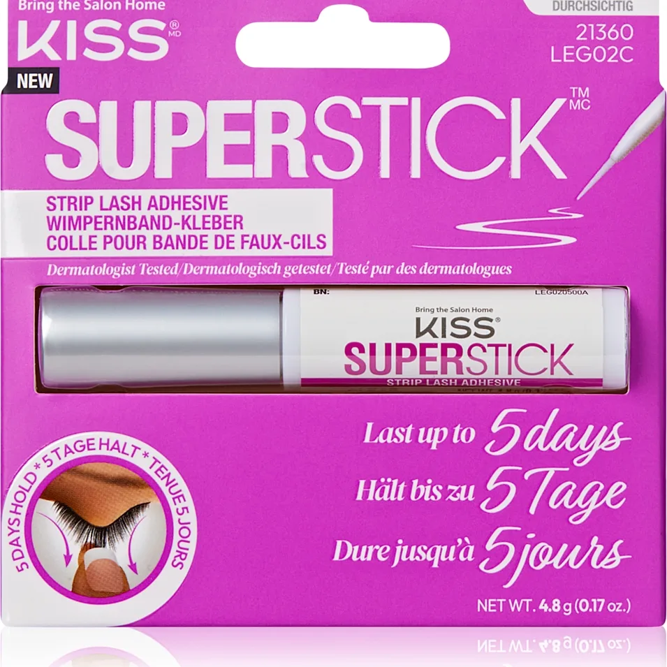 KISS Superstick Extended Wear Lim för lösögonfransar Clear 4.8 g