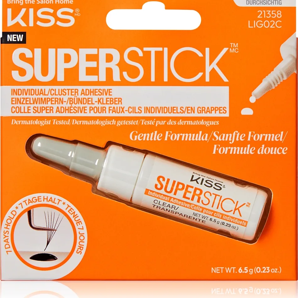 KISS Superstick Glue Lim för lösögonfransar Clear 6.5 g