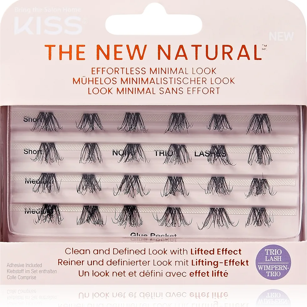 KISS The New Natural Effortless Minimal Look solmuttomat tupsuripset Trio 02 24 kpl