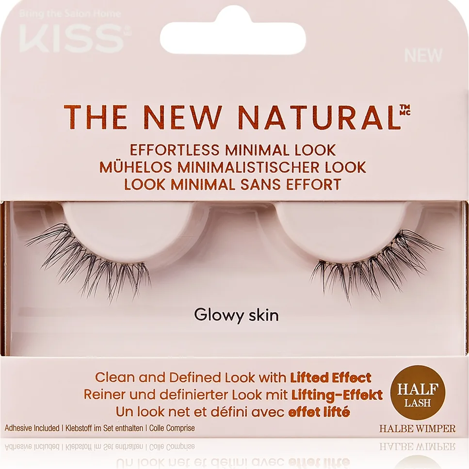 KISS The New Natural Effortless Minimal Look tekoripset Glowy Skin 2 kpl