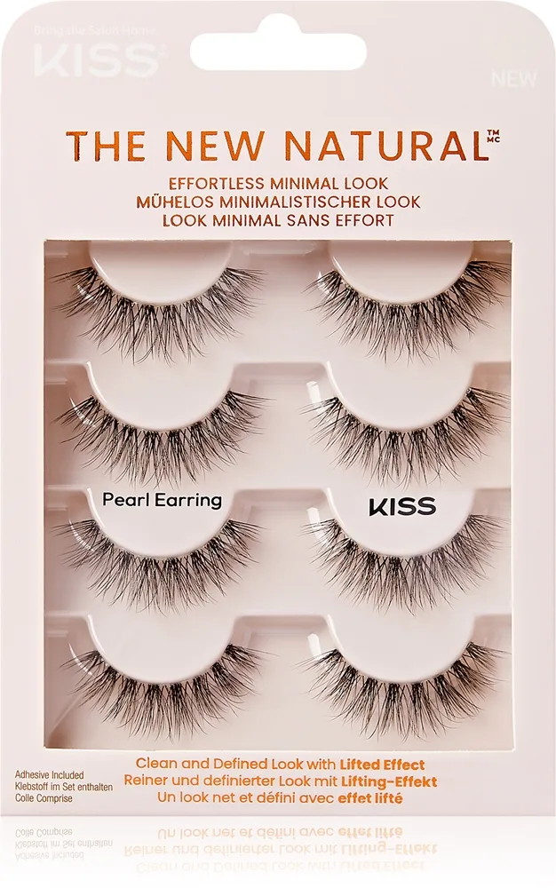 KISS The New Natural Effortless Minimal Look tekoripset Pearl Earring 8 kpl