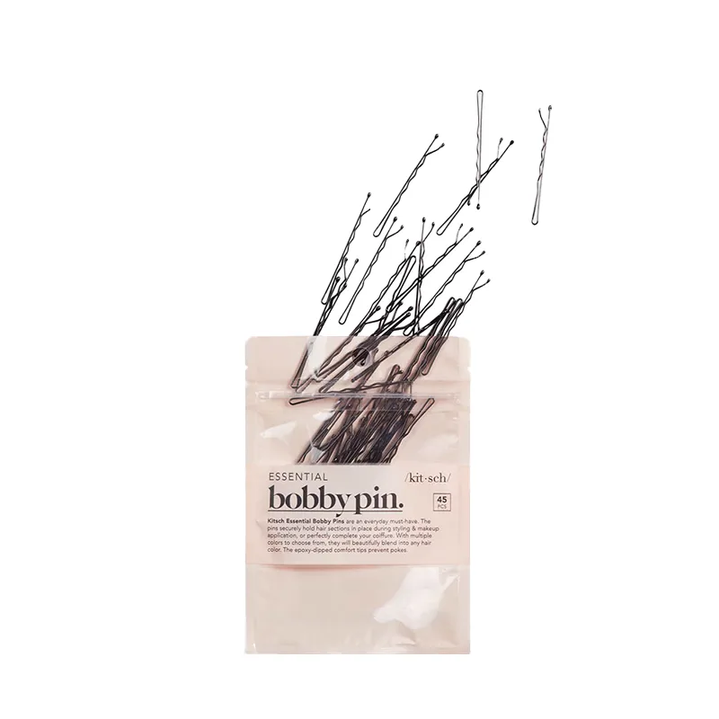 KITSCH Essential Bobby Pins Set Black