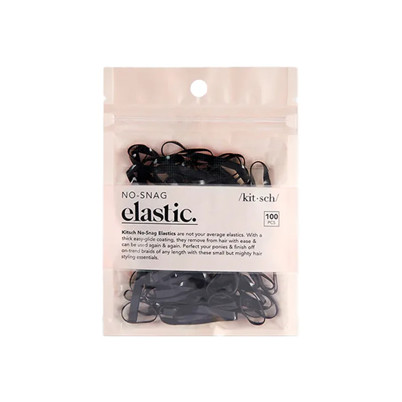 KITSCH No-Snag Elastics Black
