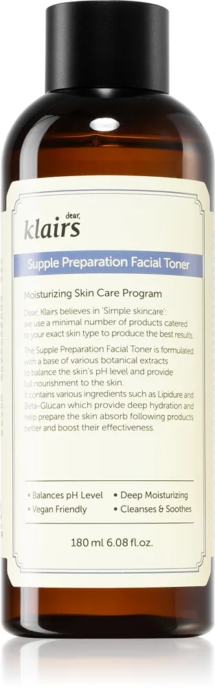 Klairs Supple Preparation Facial Toner Full Size - Nude - 180 ML