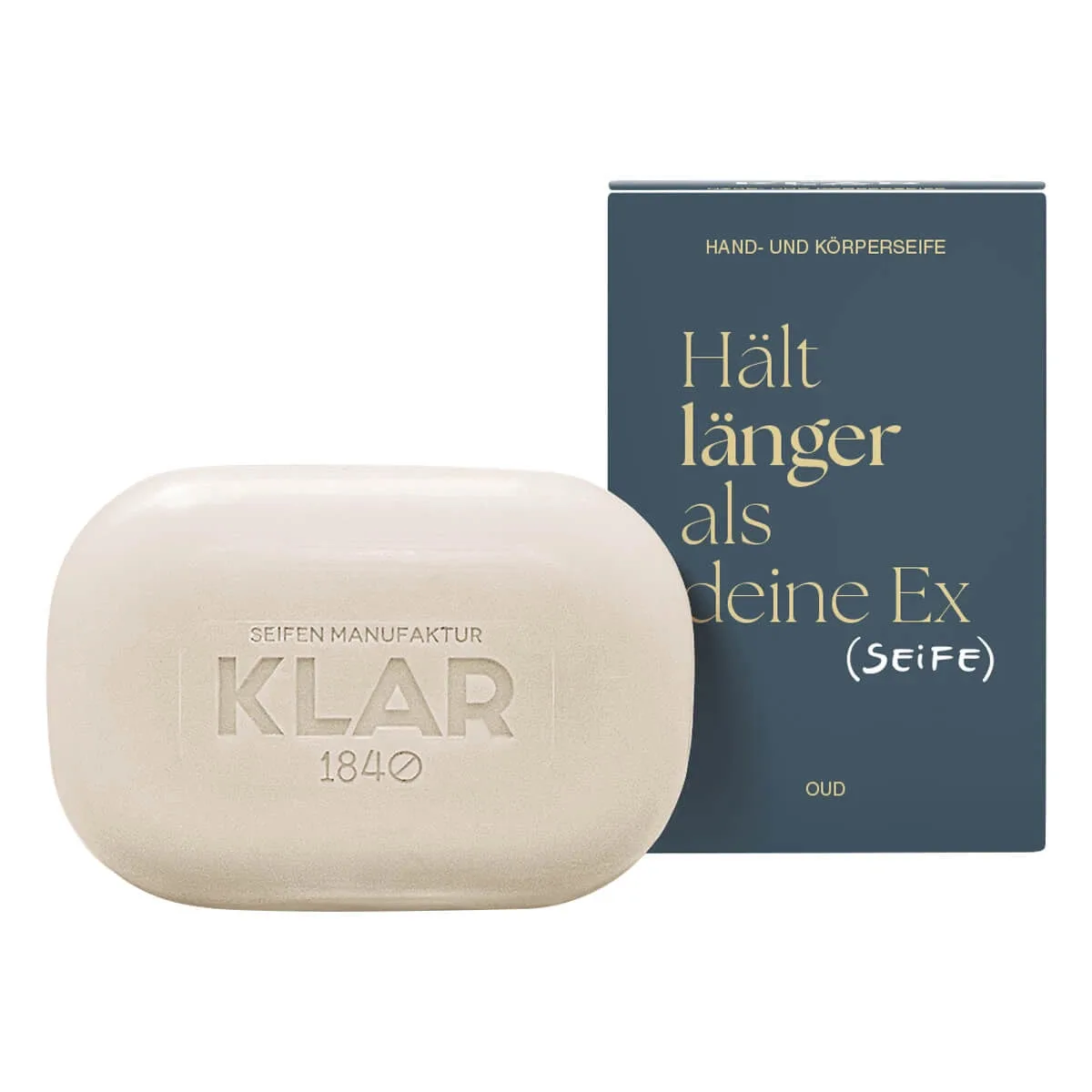 Klar Seifen Badesæbe til Krop & Hænder, Oud, 135 gr.