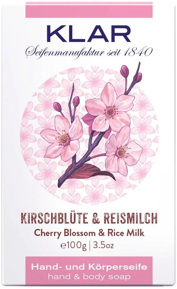 KLAR - Hånd- og Kropssæbe - Kirsebærblomst & rismælk