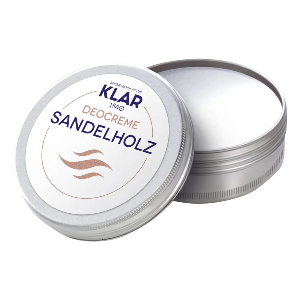 Klar Seifen Deodorant Creme, Sandeltræ, 65 ml.