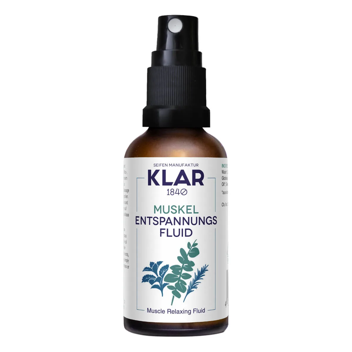 Klar Seifen Muscle Relaxation Fluid, 50 ml.