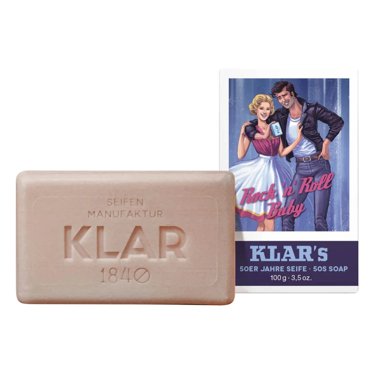 Klar Seifen Retro Soap 50s Rock n Roll 100 g