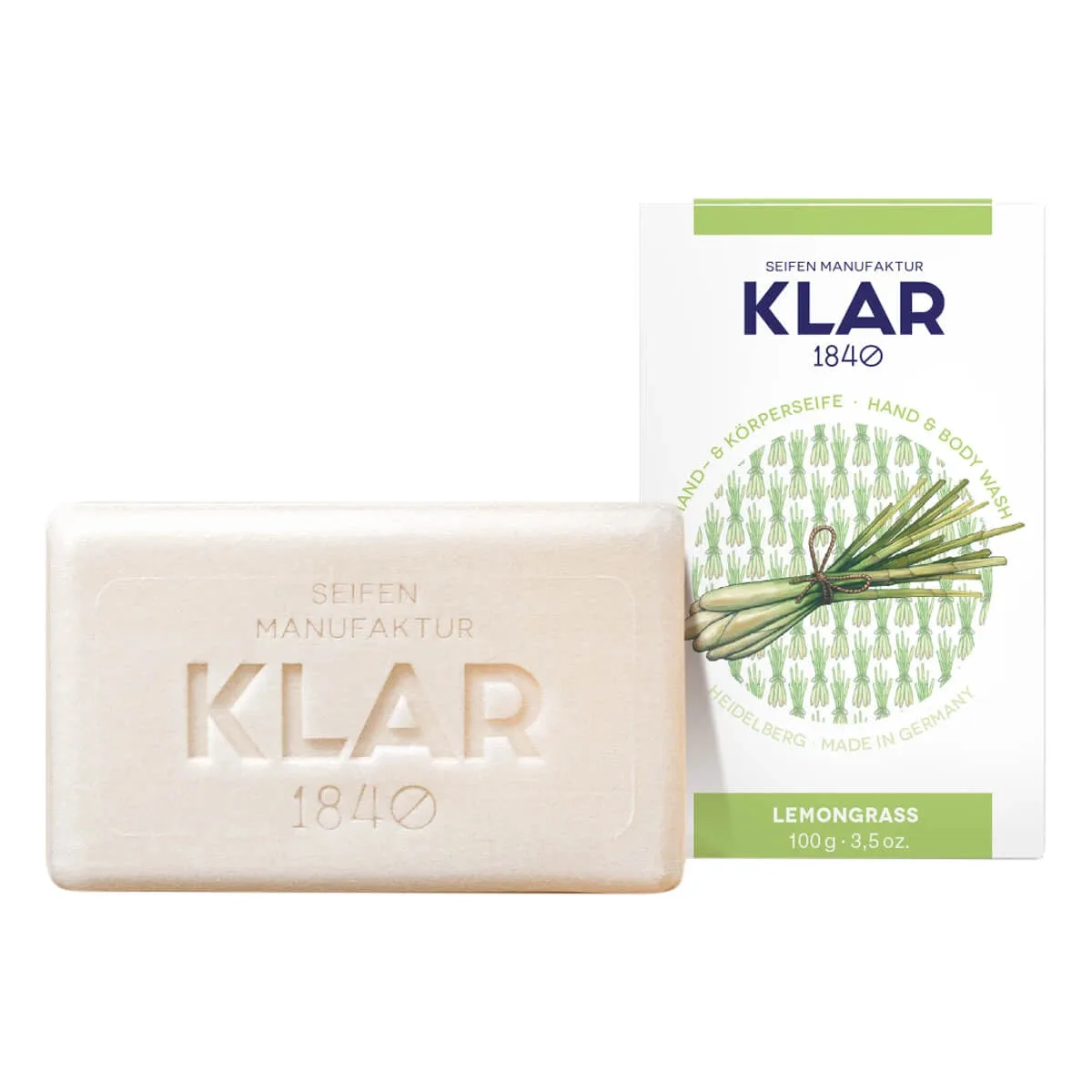Klar Seifen Sæbe, Citrongræs, 100 gr.