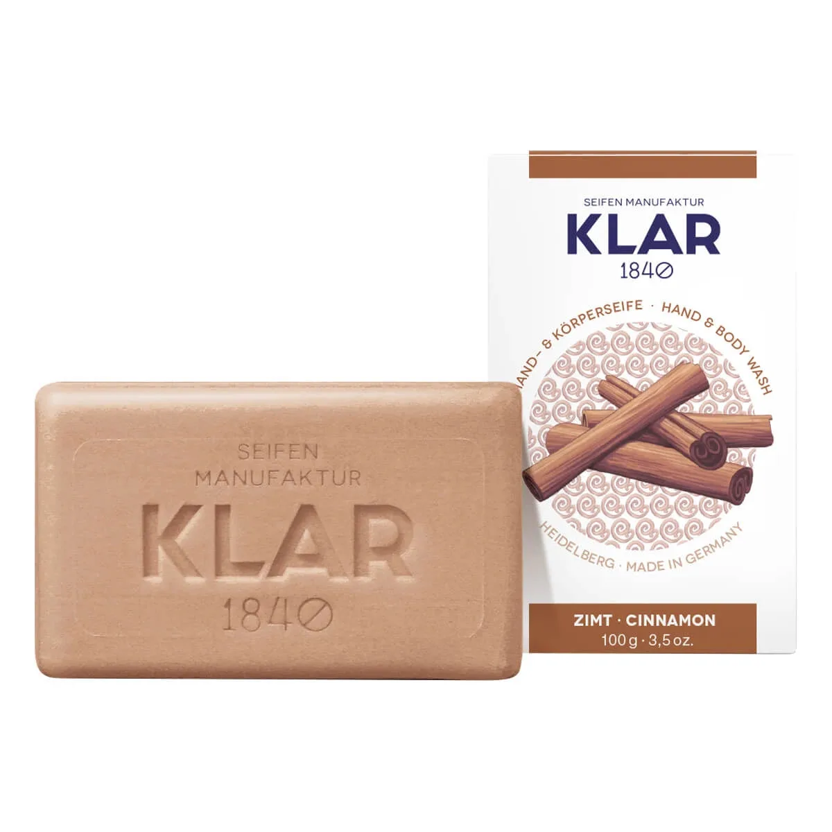Klar Seifen Sæbe, Kanel, 100 gr.