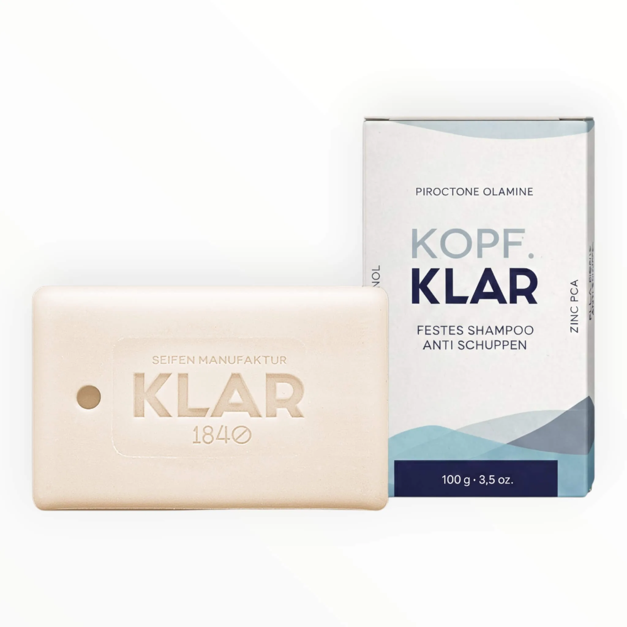 Klar Seifen Shampoo Bar, Anti Dandruff, 100 g.