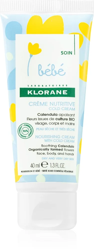 Klorane Bébé Nutrition ravitseva voide lapsille 40 ml