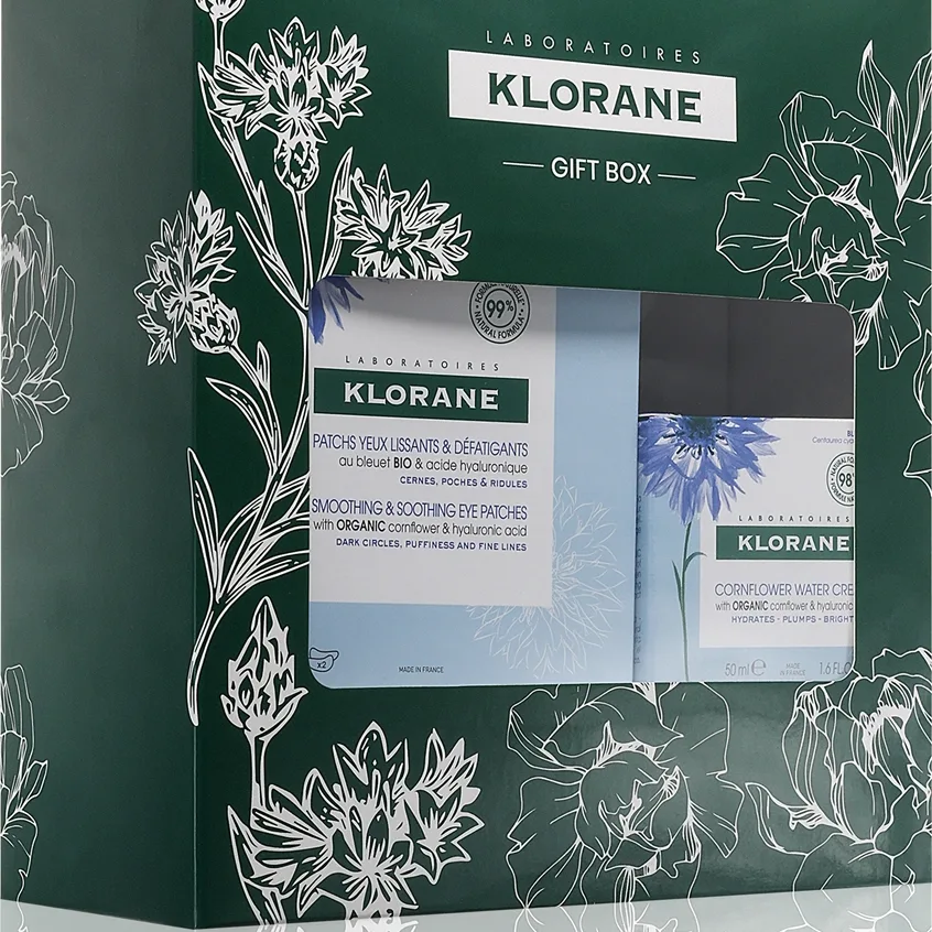 Klorane Cornflower Bio Set lahjasetti kasvoille