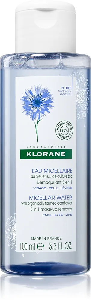 Klorane Cornflower misellivesi 3in1 100 ml