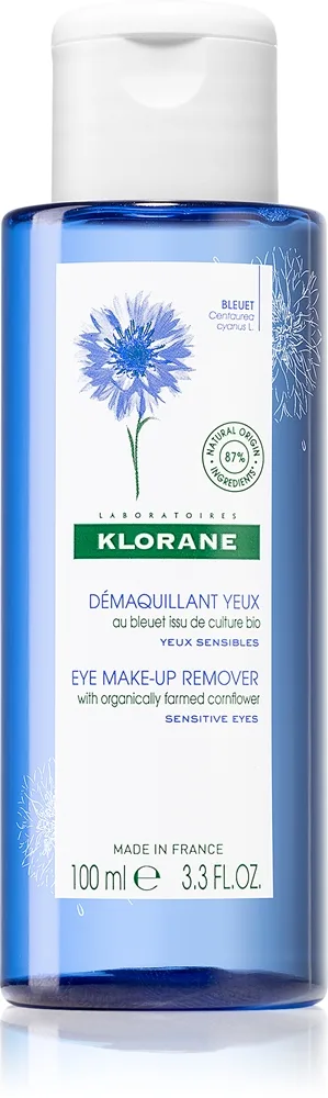Klorane Cornflower Mild makeupfjerner til sensitive øjne 100 ml
