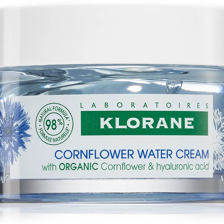 Klorane Cornflower Organic kosteuttava päivävoide 50 ml