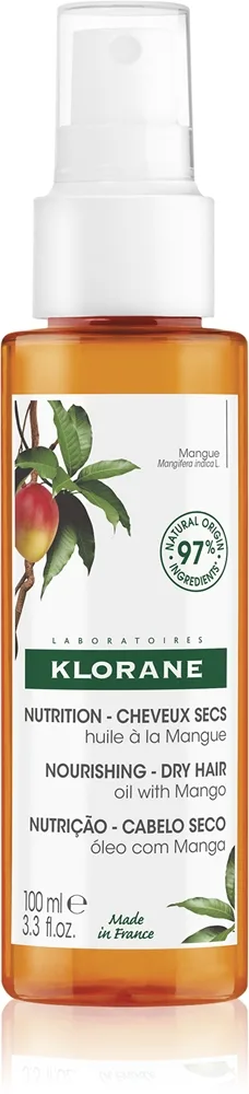 Klorane Mango ravitseva hiusöljy 100 ml