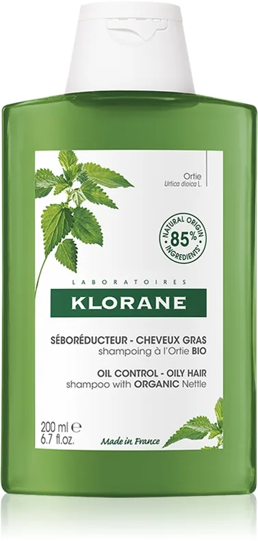 Klorane Nettle Rensende shampoo Til fedtet hår 200 ml