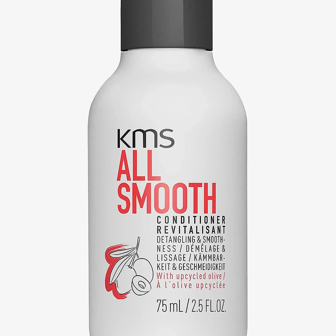 KMS All Smooth Conditioner Mjukgörande balsam För tjockt, grovt och torrt hår 75 ml