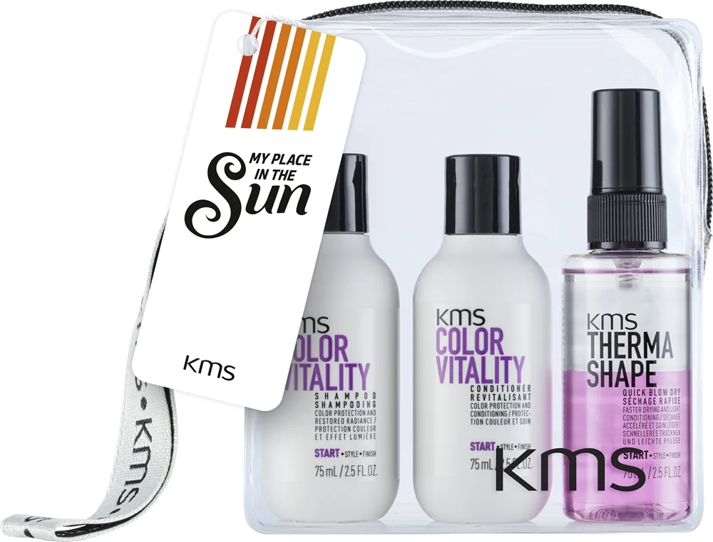 KMS Color Vitality Travel Pack matkasarja hiuksiin
