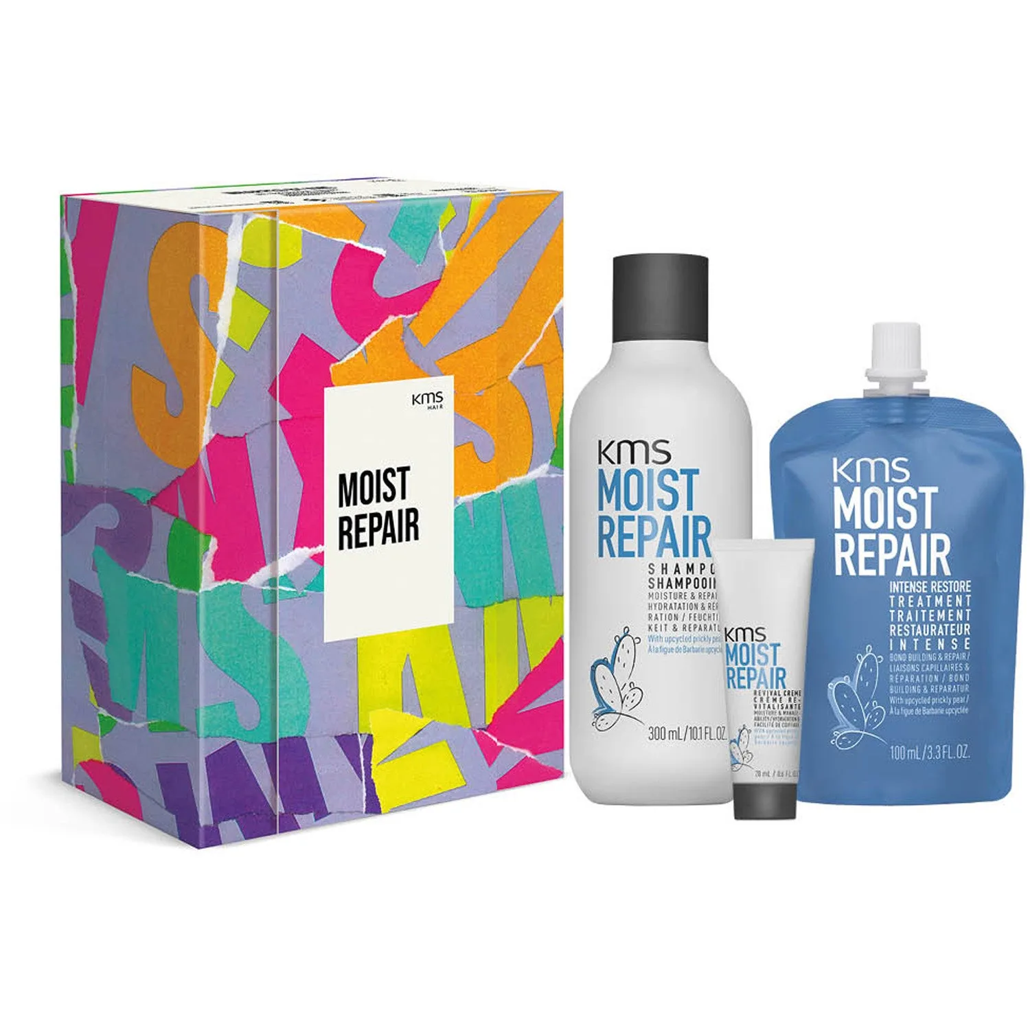 KMS Moisture Trio 300 ml + 100 ml + 20 ml - 420 ml