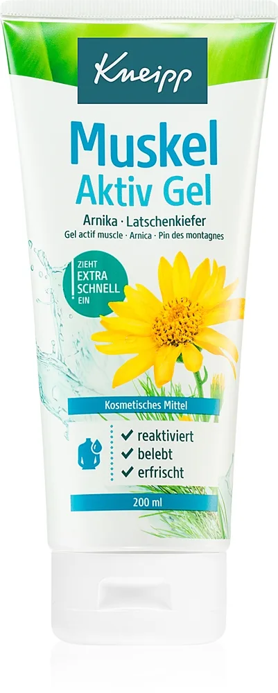 Kneipp Arnica Active Avkylande gel för trött hår 200 ml