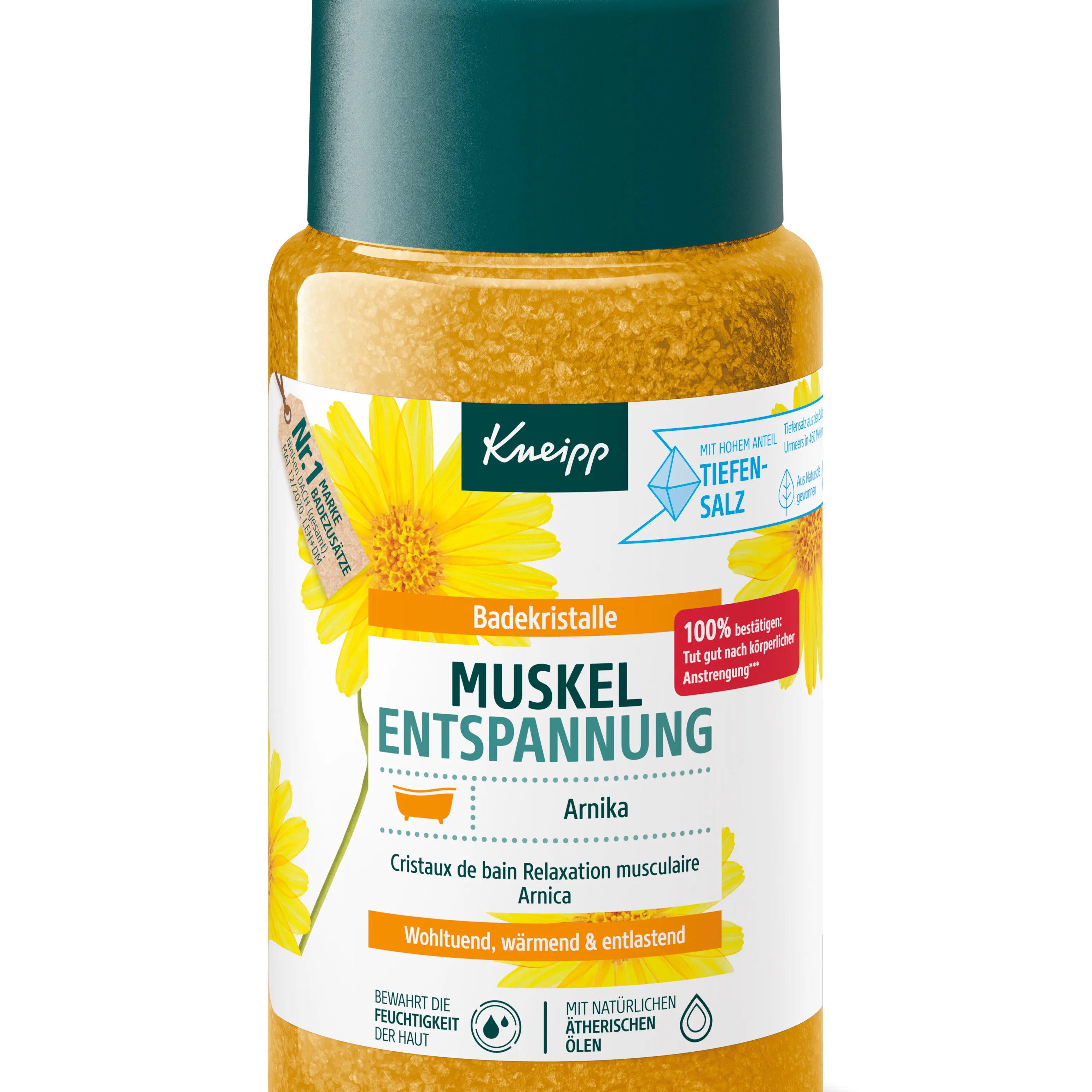 Kneipp Badekristalle MUSKEL ENTSPANNUNG Arnika 600 g Salz